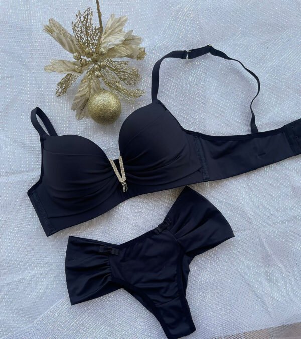 Presente inesquecível , Conjunto de Lingerie , Cor Roxa - Image 2