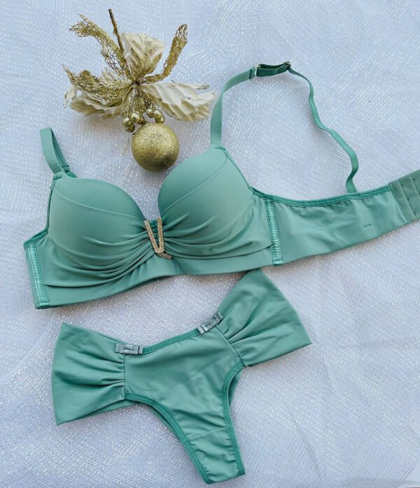 Presente inesquecível , Conjunto de Lingerie , Cor Roxa - Image 4